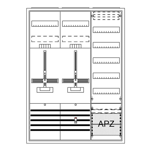 STRIEBEL & JOHN Komplettschrank AP3Pkt.A372Z1V5A2 DA37GG